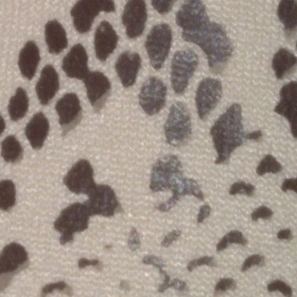 Snake Print Fleece Leggings Tan/Mocha - Picture 2 of 6